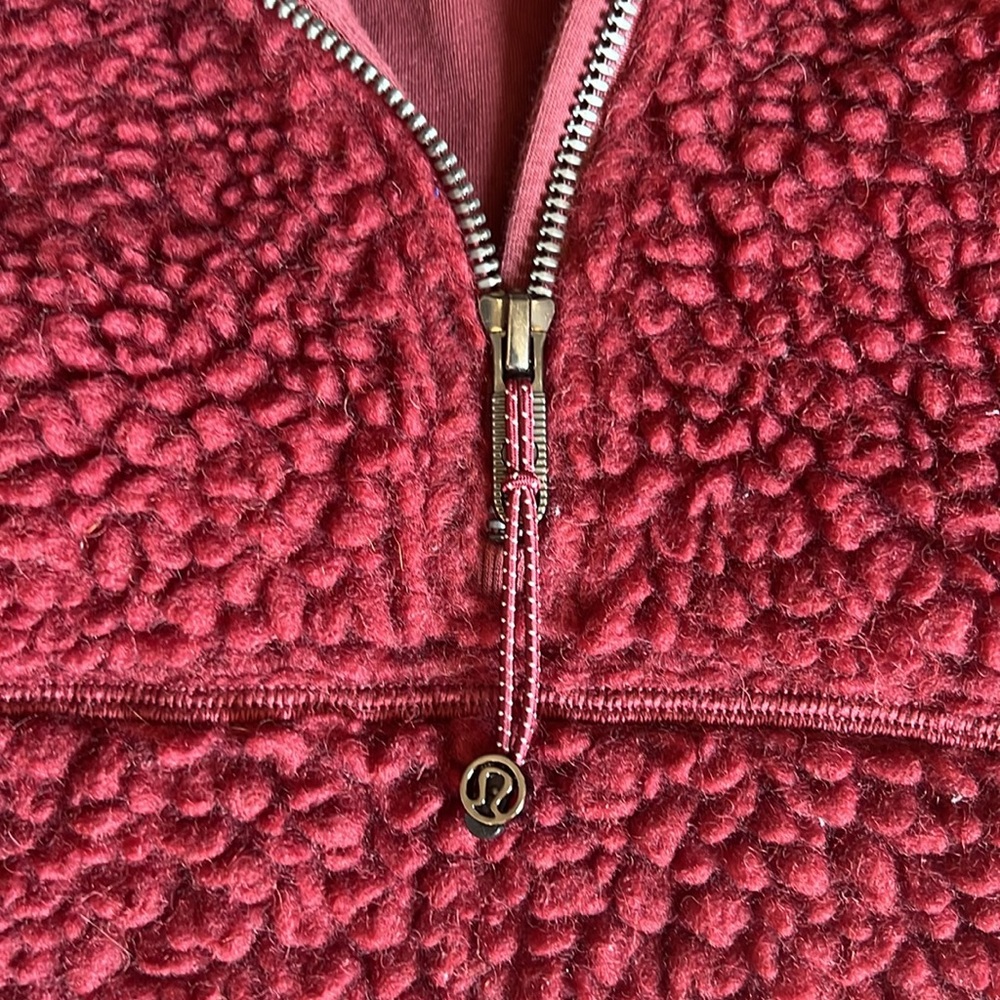 Lululemon fleece half zip up - Picture 2 of 9